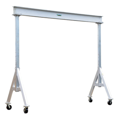 Adjustable 6,000 Cap Aluminum Gantry Crane w/ Length/Height: 10'/6